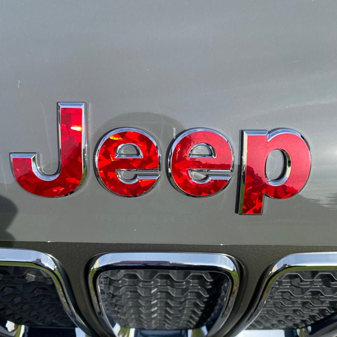 Crystal Holographic Jeep Renegade 2015 2020 Sticker Decal Etsy
