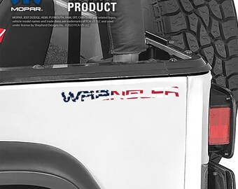 Jeep Wrangler YJ 1986-1995 USA Amerikanische Flagge Wrangler Aufkleber | Viertelpanel