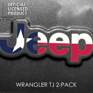 State Flag Jeep Emblem Sticker Decal, Wrangler JK, TJ, JL, yj, Gladiator, Renegade, Cherokee, Grand Cherokee, Compass, Liberty, Patriot