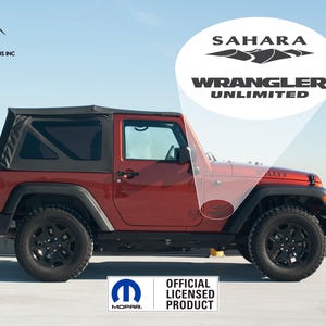Custom Color Jeep Wrangler JK Fender Sticker Decal, Wrangler Unlimited, Sahara, Sport, Pack of 2
