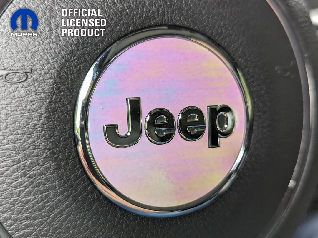 Opal Jeep Steering Wheel Circle Sticker Decal, Wrangler JK, JL