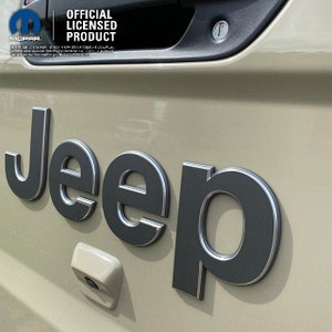 Jeep Custom Color Emblem Sticker Decal, Wrangler JK, TJ, JL, yj, Gladiator, Renegade, Cherokee, Grand Cherokee, Compass, Liberty, Patriot