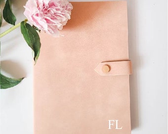 Personalised Initial Journal Note book, Diary, Planner, Faux Suede