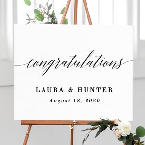 Congratulations Decorations Sign, Congratulations Wedding Sign, Congratulations Banner Sign Wedding Party Decorations