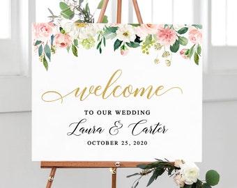 Welcome Wedding Decorations Sign, Printable Wedding Signs Printable Welcome to Sign Wedding, Rustic Welcome Sign Poster