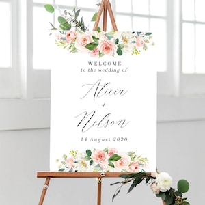 Welcome Wedding Poster, Welcome Sign, Wedding Decorations Digital Wedding Date Sign Printable Wedding Sign Printable, Wedding Welcome Sign