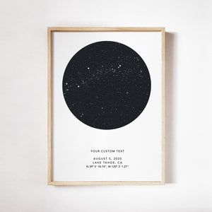 Carte du Ciel personnalisée, Star Map, Affiche pour Couple, Cadeau de Mariage, Carte constellations, Carte des Étoiles
