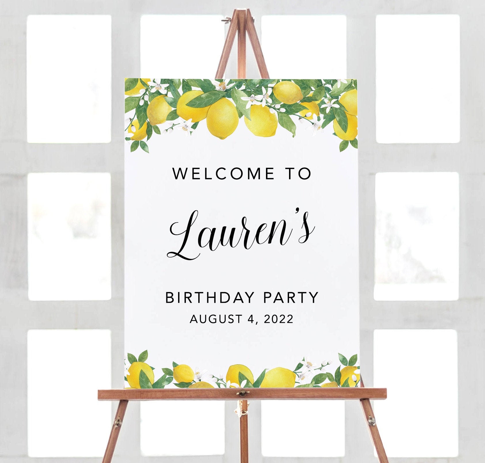 8 Zitronen-Party-Girlanden – Sommerliche Deko Für Geburtstag, Hochzeit & Limonaden-Party