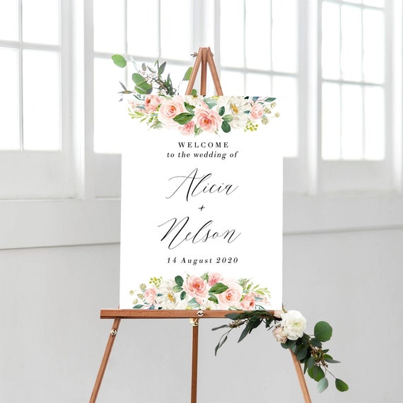 Affiche de Mariage à imprimer Bienvenue au Mariage Poster de Etsy