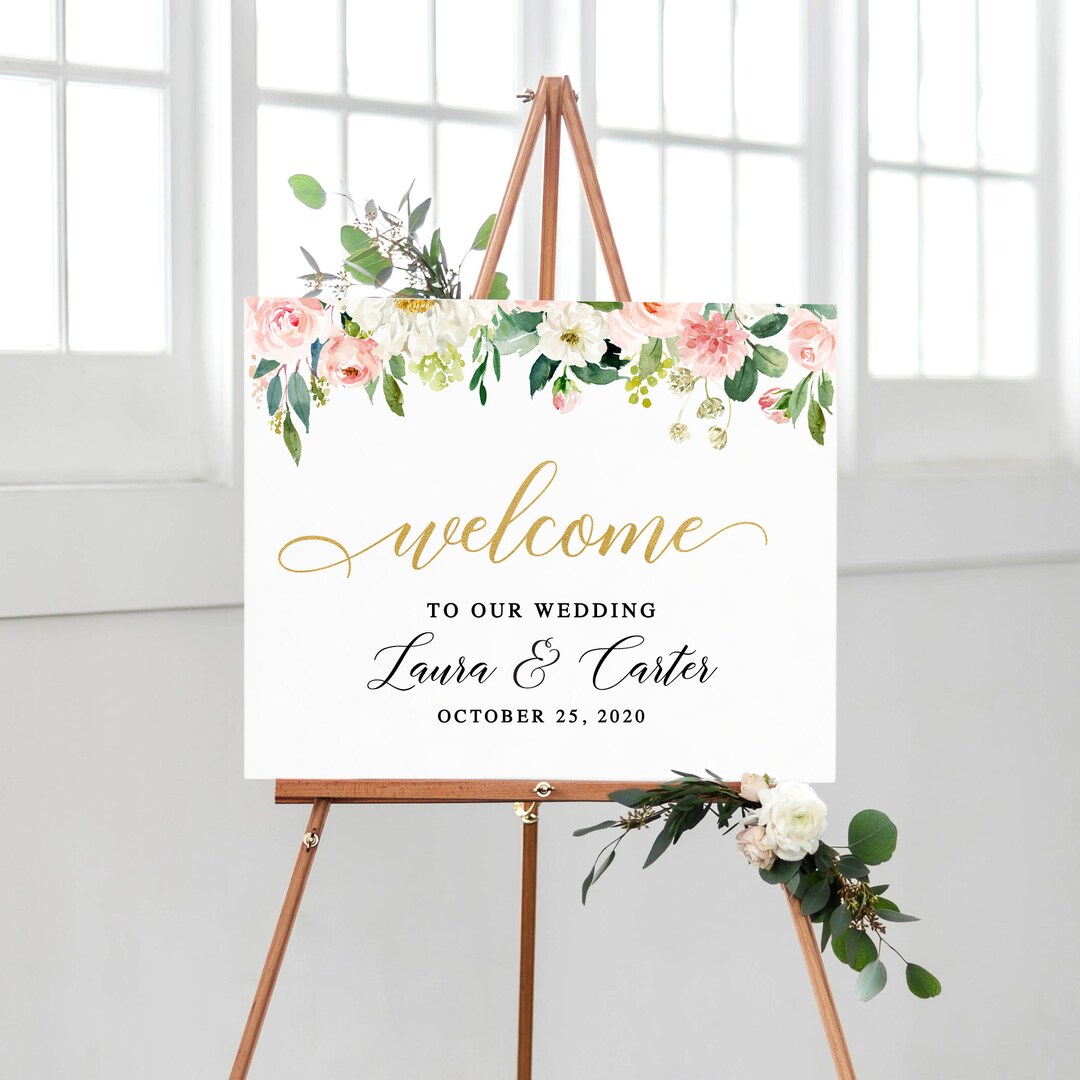 Welcome Wedding Decorations Sign, Printable Wedding Signs Printable ...
