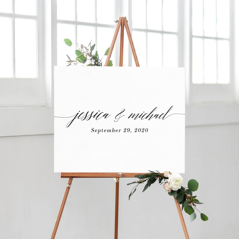 Personalized family name Wedding anniversary sign Gold Wedding sign wedding a Custom Wedding decorations Engagement decorations