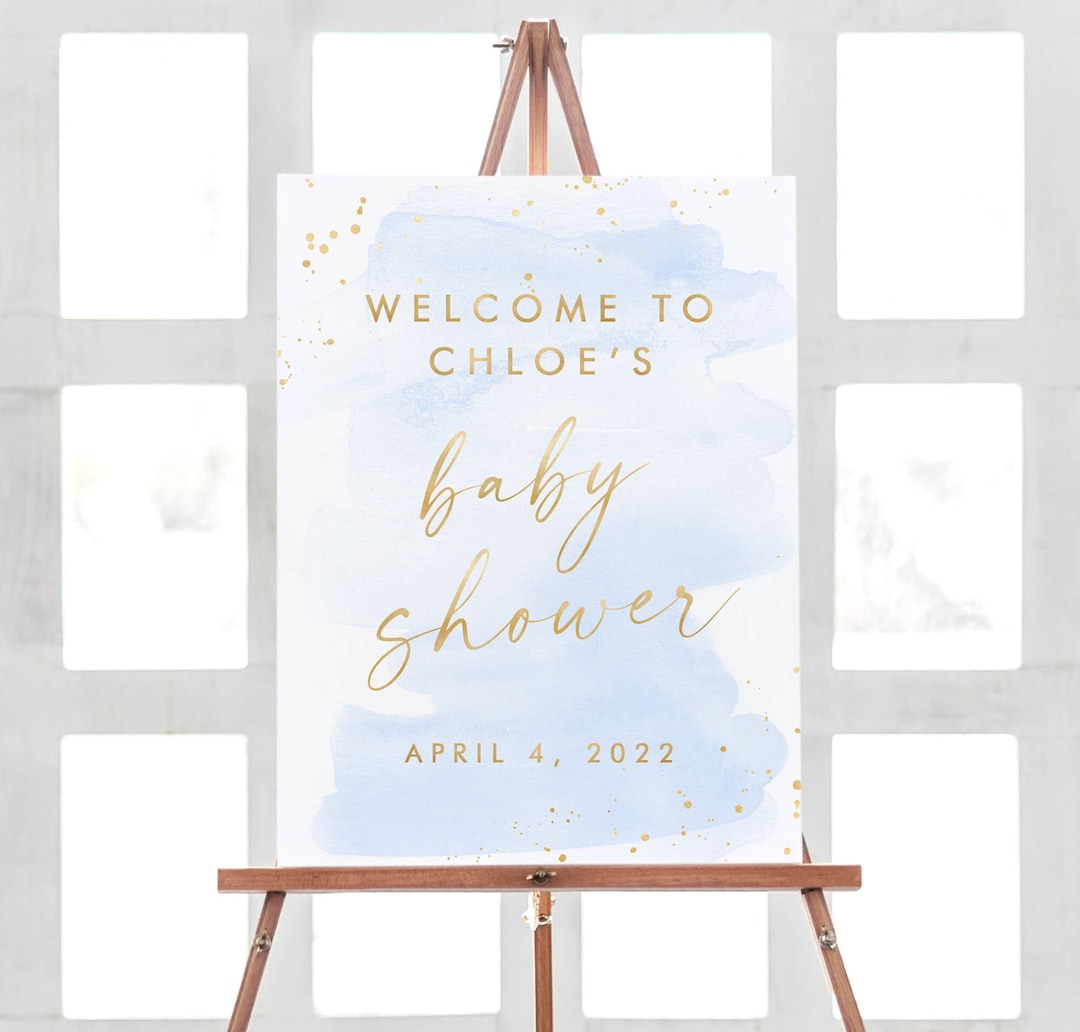 Baby Shower Sign Printable Baby Shower Party Sign Etsy