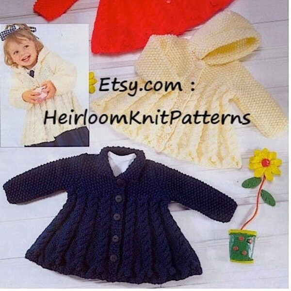 Toddler Coat Pattern Etsy