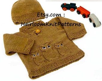 Child owl store sweater pattern