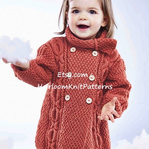 Girls Coat Pattern Etsy
