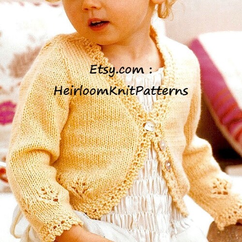 bolero jacket knitting pattern