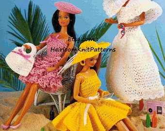 barbie crochet clothes