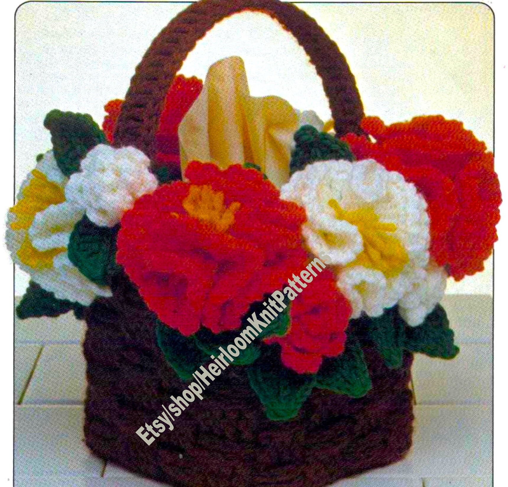 57.モリーの花のティッシュボックスカバー