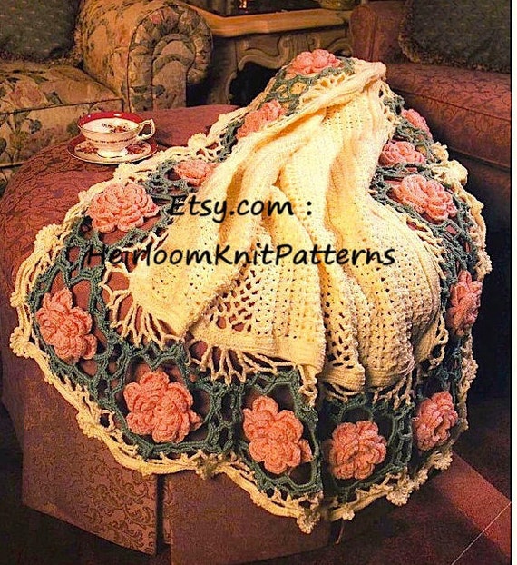 Rose pattern blanket new arrivals