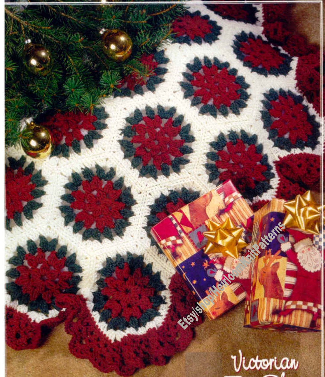 Victorian Christmas Tree Skirt 