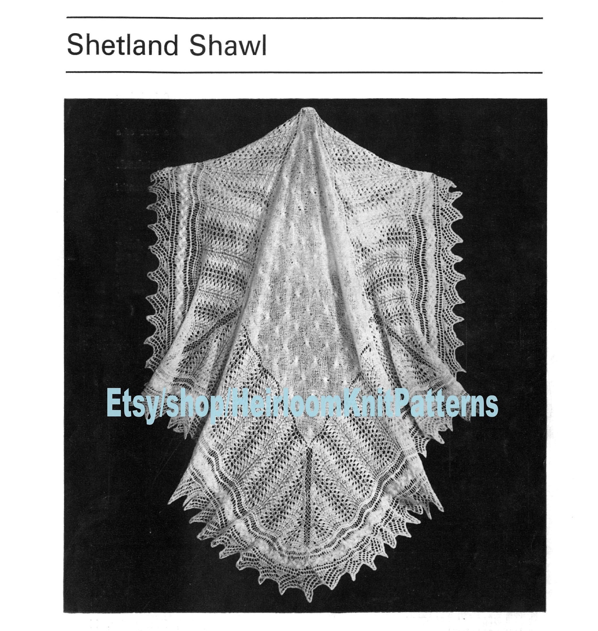 Shetland Lace Shawl Vintage Knitting Pattern PDF Classic Traditional Baby Boy Girl Adult Women s Lace Shawl Instant Download PDF 2461 Etsy Canada