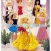 7 Fashion Doll Prom Dresses Vintage Crochet Pattern Barbie Sindy Outfit Clothes Gowns Prom Queen Princess Dress Instant Download PDF - 2490 