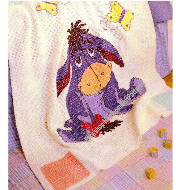 Cross stitch blanket sale