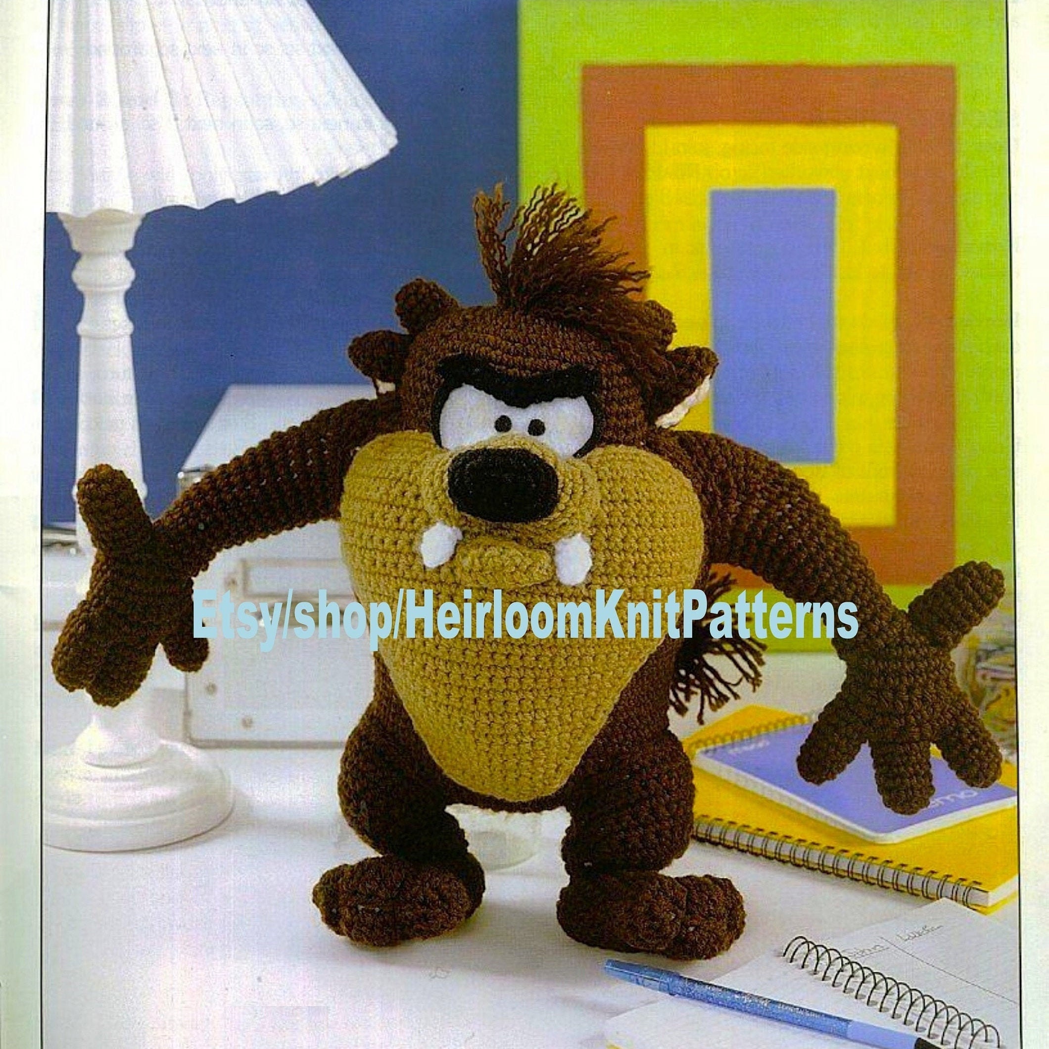 ルーニー・テューンズ ヴィンテージ かぎ針編みパターン バッグス