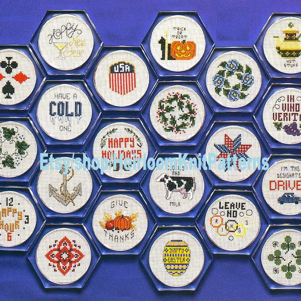 Cross Stitch Coaster Etsy