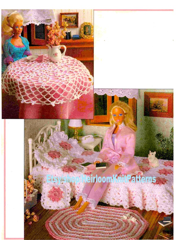 Crochet hotsell doll furniture