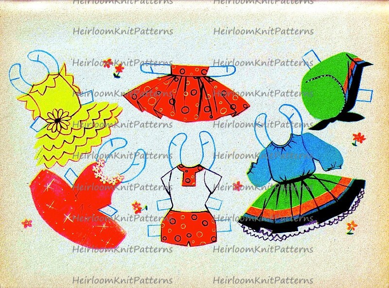 Vintage Craft Book Printables Paper Dolls Vintage Dainty Dolly - Etsy