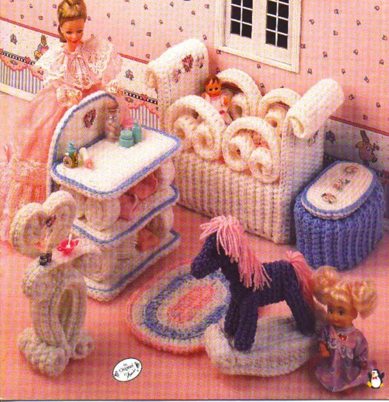 Barbie Furniture Crochet Pattern Nursery Furniture Rocking Etsy
