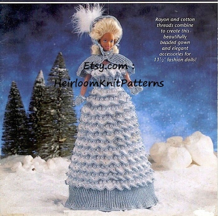 Barbie Vintage Crochet Pattern Winter 