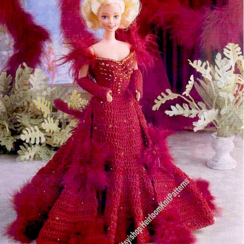 Barbie Dresses Vintage Crochet Pattern 