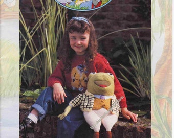 8 Designs Toys & Boy Girl Sweaters Vintage Knitting Pattern Wind in the Willows Toad Rat Mole Baby Child Toy Doll Instant Download PDF- 2151