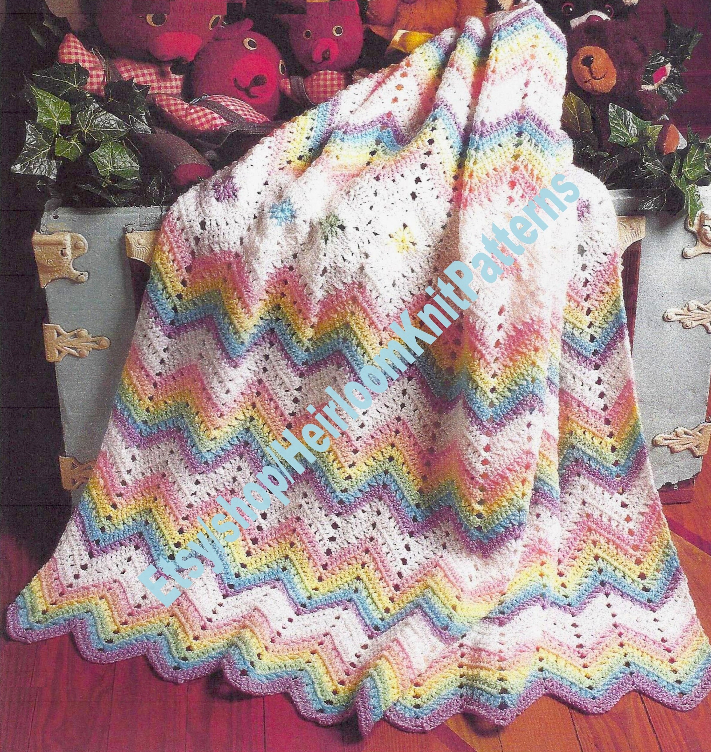 Diamond Retro Crochet Blanket agrohort.ipb.ac.id