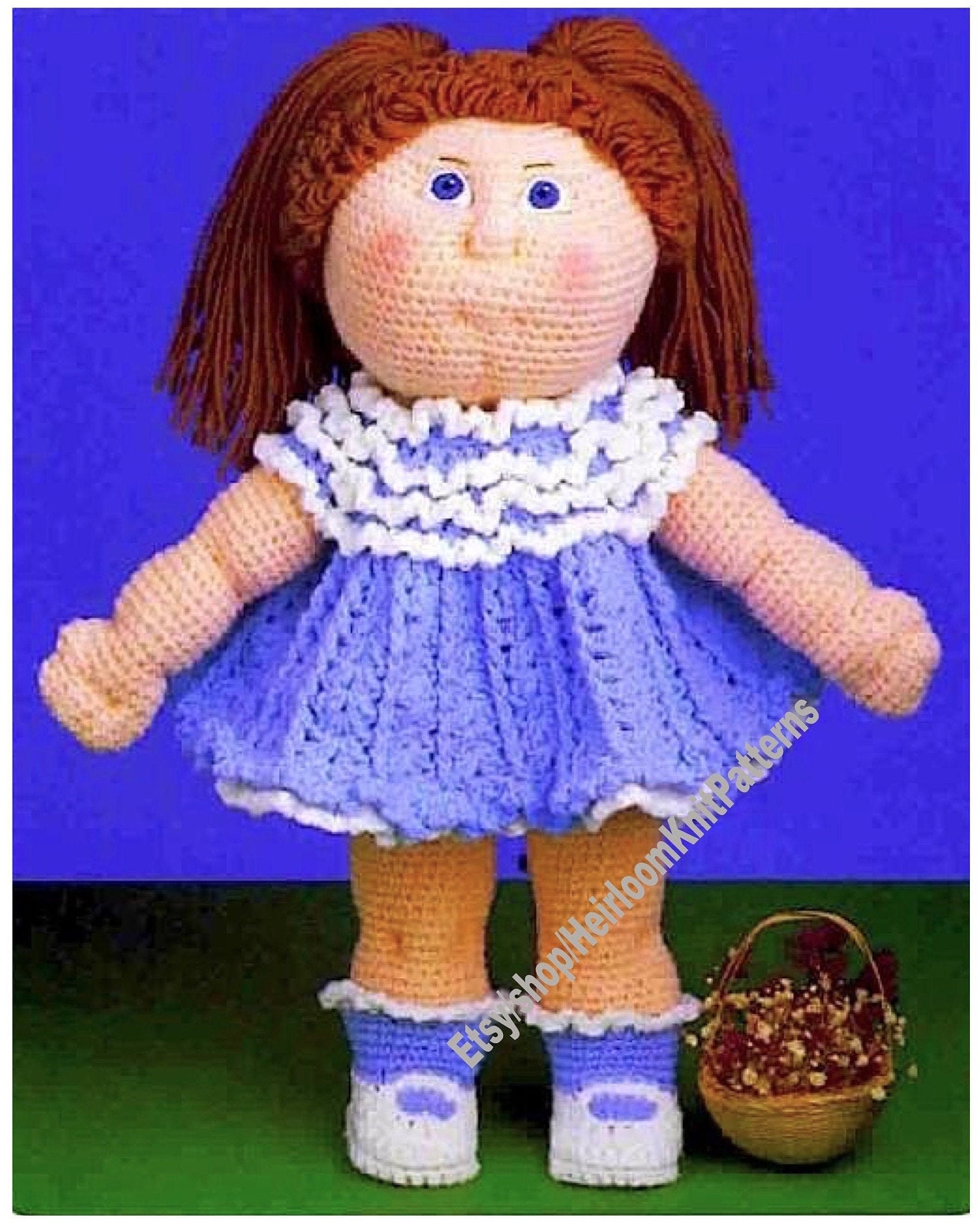 Crochet cabbage sales patch doll