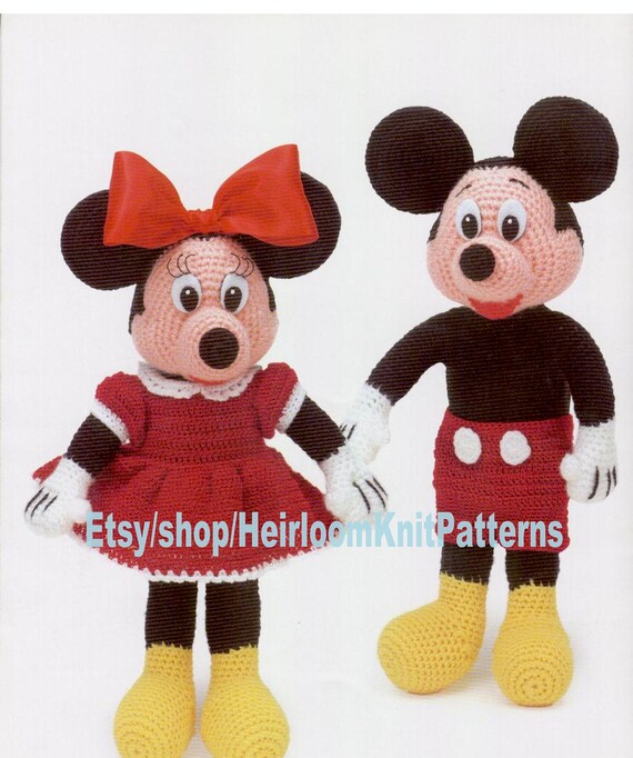 crochet minnie mouse doll