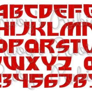 Big Hero 6 Machine Embroidery Font