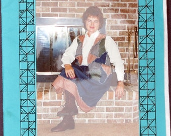 1995 Raggedy Patches Vest & Skirt Uncut Vintage Pattern, Nancy’s Cut Ups, Size S-M-L