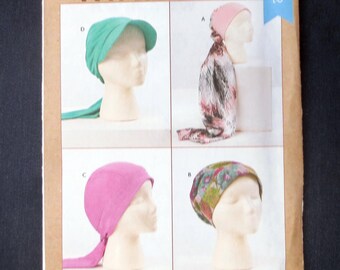 Headwraps & Hats Uncut Sewing Pattern, Kwik Sew 4332