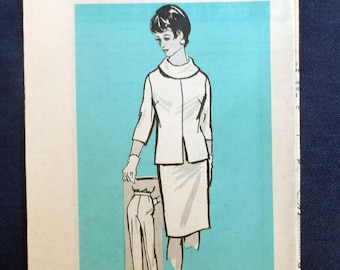 1967 Tunic with Skirt or Pants Vintage Pattern, Mail Order 4570, Size 12, Bust 32