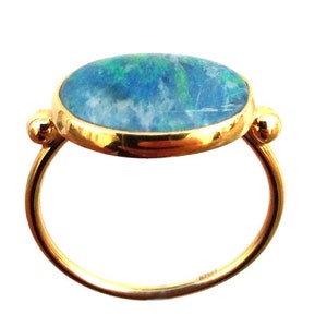 Galaxy Opal 18K Gold ring