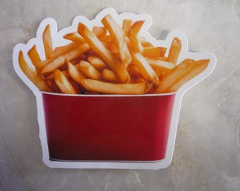 Pegatina de papas fritas resistente al agua