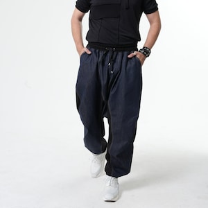 NEW Denim Harem Pants / Mens Harem Pants / Mens Track Pants