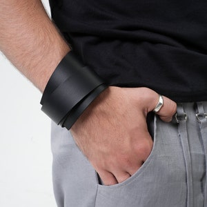 NEW Mens Leather Cuff / Mens Wrist Bracelet / Mens Bracelet / Genuine Leather Bracelet