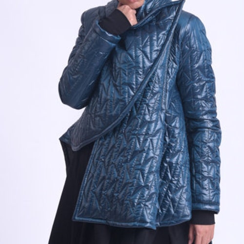 Asymmetric Coat/winter Puffer Jacket 