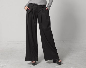 Palazzo Pants Plus Size / Oversized Pants / Palazzo Pants Women / Plus Size Clothing / Office Pants / Elegant Pants / Formal Pants