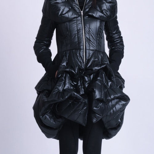 black dress coats women's