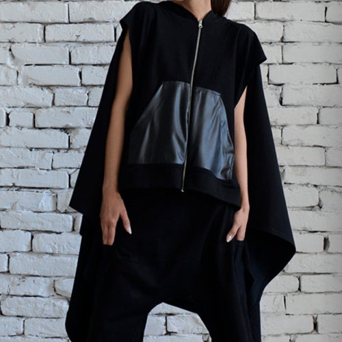 Black Maxi Jumpsuit/oversize Loose Jumpsuit/plus Size | Etsy
